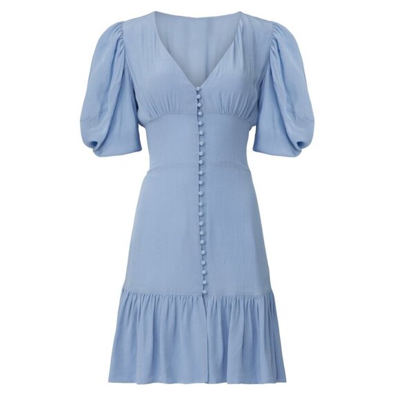 THE KOOPLES Button Front Blue Dress Size 3 - Picture 1 of 4